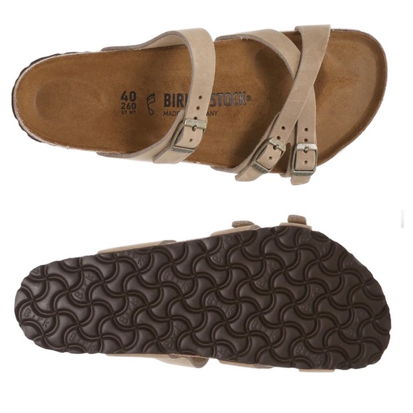 NWT Birkenstock Franca Oiled Leather Sandals in Tobacco - Picture 6 of 12